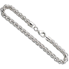 Load image into Gallery viewer, 925 Sterling Silver Spiga Wheat Chain Necklaces &amp; Bracelets 5mm 7"~16"
