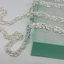 Load image into Gallery viewer, 925 Sterling Silver Turkish Chain High Quality Necklace Bracelet 4mm Size 7"~30"
