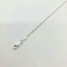 Load image into Gallery viewer, 925 Sterling Silver Puffed Anchor Chain Italy Necklace Bracelet 2.5mm 7" to 30"
