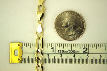 Load image into Gallery viewer, Authentic 10K Solid Yellow Gold Figaro Chain Necklace 6.5mm Size 20"~30"
