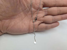 Load image into Gallery viewer, 925 Sterling Silver Sparkle Rock Chain Diamond Cut Rhodium Finish 1.8mm 16"-20"

