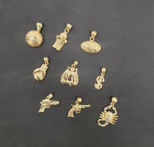 Load image into Gallery viewer, 10K Solid Real Gold Pendant Charm Various Styles Designs Special Clearance Sale

