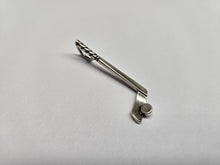 Load image into Gallery viewer, 925 Sterling Silver Flawless Hockey Stick Pendant 1 3/4 (44mm) Inch Tall
