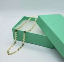 Load image into Gallery viewer, 10K Solid Yellow Gold Mariner Anchor Link Chain Necklace 3mm Men Women 16"~30"
