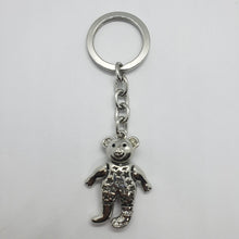 Load image into Gallery viewer, Movable Teddy Bear Key Chain Crystal Key Ring Jeweled Tortoise for Women 4" Long
