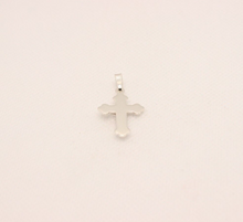 Load image into Gallery viewer, 925 Sterling Silver Dainty Budded Crucifix Cross Pendant
