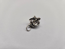Load image into Gallery viewer, 925 Sterling Silver Frilled Lizard Pendant Oxidized Finish 5/8 (16mm) Inch Tall

