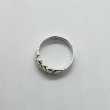 Load image into Gallery viewer, Sterling Silver Tiny Nugget Band Toe Pinky Midi Knuckle Ring Kids Baby Size 1-5
