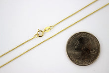 Load image into Gallery viewer, 10K Solid Yellow Gold Handmade Personalized Diamond Cut Name Pendant w/out Rolo
