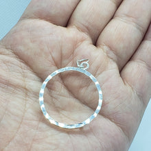 Load image into Gallery viewer, Sterling Silver Susan B Anthony Bezel Sacagawea 26mm Coin Prong Back Diamond Cut

