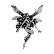 Load image into Gallery viewer, 925 Sterling Silver Fairy Pendant Antiqued Finish 1 (25mm) Inch Tall

