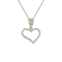 Load image into Gallery viewer, 14K Yellow White Rose Gold Fancy Heart Pendant Charm High Polished 16x13mm

