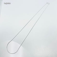 Load image into Gallery viewer, 925 Sterling Silver Snake Chain Necklaces &amp; Bracelets 0.9mm Sizes 7 - 30 inch
