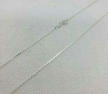 Load image into Gallery viewer, 925 Sterling Silver Very Thin Fine Boston Link Chain Necklace 1mm 16" 18" 24"
