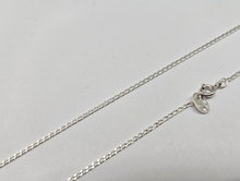 Load image into Gallery viewer, 925 Sterling Silver Solid Long Curb Link Chain Necklace Bracelet 1.5mm 7" to 30"
