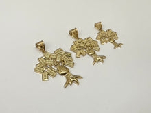 Load image into Gallery viewer, 10K Solid Yellow Gold Lucky Money Bag Tree Pendant 3 Sizes
