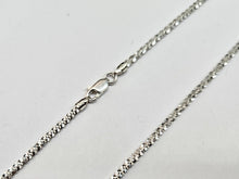 Load image into Gallery viewer, 925 Sterling Silver Sparkle Rock Chain Diamond Cut Necklace 2.3mm 7" to 24"
