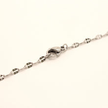 Load image into Gallery viewer, Stainless Steel Miniature Coffee Bean Chain Necklace 2.5mm, Sizes 16-24 Inches
