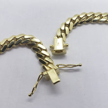 Load image into Gallery viewer, 6mm 10K SOLID Yellow Gold Miami Cuban Link Chain Necklace Men Women Size 20"-30"
