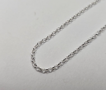Load image into Gallery viewer, Sterling Silver Italian Rolo Chain Necklace 2mm Thin Nickel Free Sizes 7~30 inch
