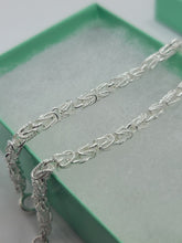 Load image into Gallery viewer, 925 Sterling Silver Turkish Chain High Quality Necklace Bracelet 4mm Size 7"~30"
