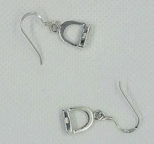 Load image into Gallery viewer, 925 Sterling Silver Stirrup Earrings Flawless Polished Finish Nickel Free
