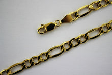Load image into Gallery viewer, Authentic 14K Yellow Gold Figaro Link Hollow Chain 2mm ~ 5.5mm / 16" ~ 26"
