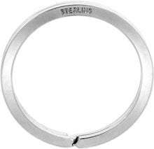 Load image into Gallery viewer, 925 Sterling Silver Split Ring Keyring Key Chain High Quality 1 1/4inch 33mm
