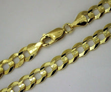 Load image into Gallery viewer, 10K Solid Gold Cuban Link Chain Necklace for Men Women 2mm~13mm 16"~30"
