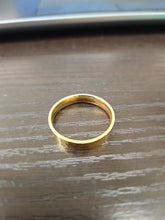 Load image into Gallery viewer, 14K Gold 4mm Men Women Flat Wedding Band  Ring Yellow or White Gold Sizes 5~11
