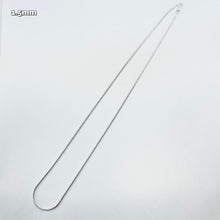 Load image into Gallery viewer, Sterling Silver Snake Chain Necklaces &amp; Bracelets 1.5mm Sizes 7 - 30 inch
