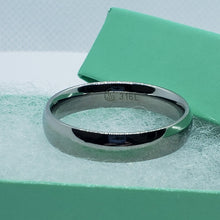Load image into Gallery viewer, 5mm Stainless Steel Wedding Band Classic Domed Ring Double Accent Size 5-12
