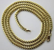 Load image into Gallery viewer, 10K Solid Yellow Gold 3mm Width Miami Cuban Link Chain Necklace Unisex 18" - 30"
