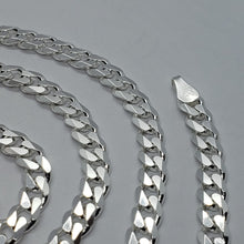 Load image into Gallery viewer, 925 Sterling Silver 6mm Cuban Curb Link Chain Necklace Men Women Size 16"~40"
