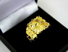 Load image into Gallery viewer, 14k Gold Authentic Nugget Ring Men Small to Extra Large / Sizes 6-13
