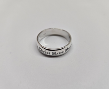 Load image into Gallery viewer, 925Sterling Silver Lord Jesus Christ Have Mercy On Me Ring Polished Finish 6.5mm
