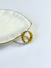 Load image into Gallery viewer, 14K Solid Gold Handmade Brick Chain Ring Band 6mm
