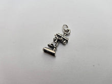 Load image into Gallery viewer, 925 Sterling Silver Drill Tool Press Charm Pendant 5/8 (16mm) Inch Tall
