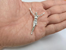 Load image into Gallery viewer, 925 Sterling Silver Body of Jesus Christ Pendant 1 7/8 (47mm) Inch Tall
