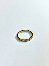 Load image into Gallery viewer, 14K Solid Gold Handmade Coin Edges Ring Band
