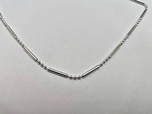 Load image into Gallery viewer, 925 Sterling Silver Pallini Dot Dash Bead Ball Chain Anklet 1.5mm, 9.5" Long
