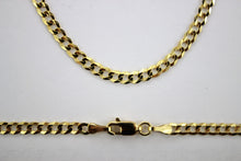 Load image into Gallery viewer, 10K SOLID GOLD CUBAN LINK CHAIN NECKLACE and/or BRACELET MEN WOMEN 4mm 7"~30"
