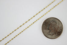 Load image into Gallery viewer, Authentic 14K Yellow Gold and Diamond 0.10 CT Heart Pendant with Singapore Chain
