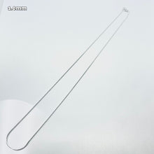 Load image into Gallery viewer, Sterling Silver Snake Chain Necklaces &amp; Bracelets 1mm Thin wide Sizes 16-30 Inch
