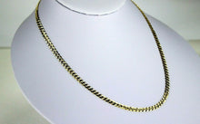 Load image into Gallery viewer, 10K SOLID GOLD Cuban Link Chain Necklace Men Women 2.5mm~3.7mm Size 16"~30"
