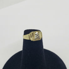 Load image into Gallery viewer, 10K Yellow Gold Initial Alphabet Letter Ring for Baby Kids Children Size 1 to 3
