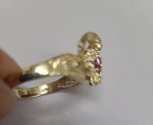 Load image into Gallery viewer, 10K Authentic Gold Ram Ring Size 6 ~ 13 for Men Women
