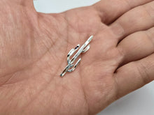 Load image into Gallery viewer, 925 Sterling Silver Large Saguaro Cactus Pendant 1 1/2 Inch (38mm) Tall
