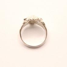 Load image into Gallery viewer, 925 Sterling Silver Diamond Cut Finish Lion Head Ring 3/4 Inch Wide, Sizes 8-13

