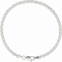 Load image into Gallery viewer, 925 Sterling Silver Italian Rolo Chain Necklace Bracelet 3.5mm Sizes 7~30 inch
